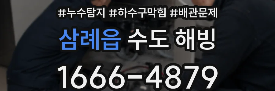 삼례읍 수도 해빙