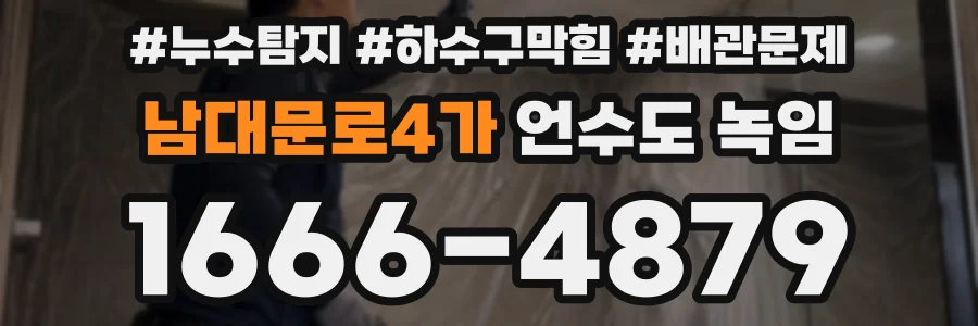 남대문로4가 언수도 녹임