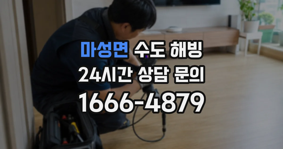 마성면 수도 해빙