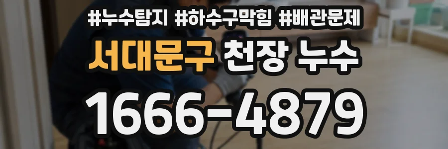 서대문구 천장 누수