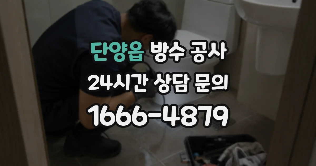단양읍 방수 공사