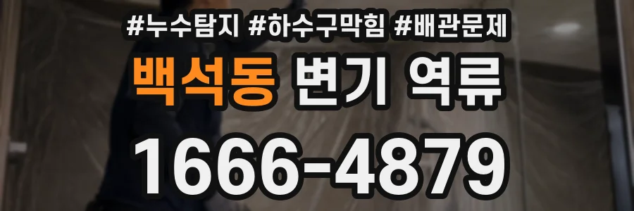 백석동 변기 역류