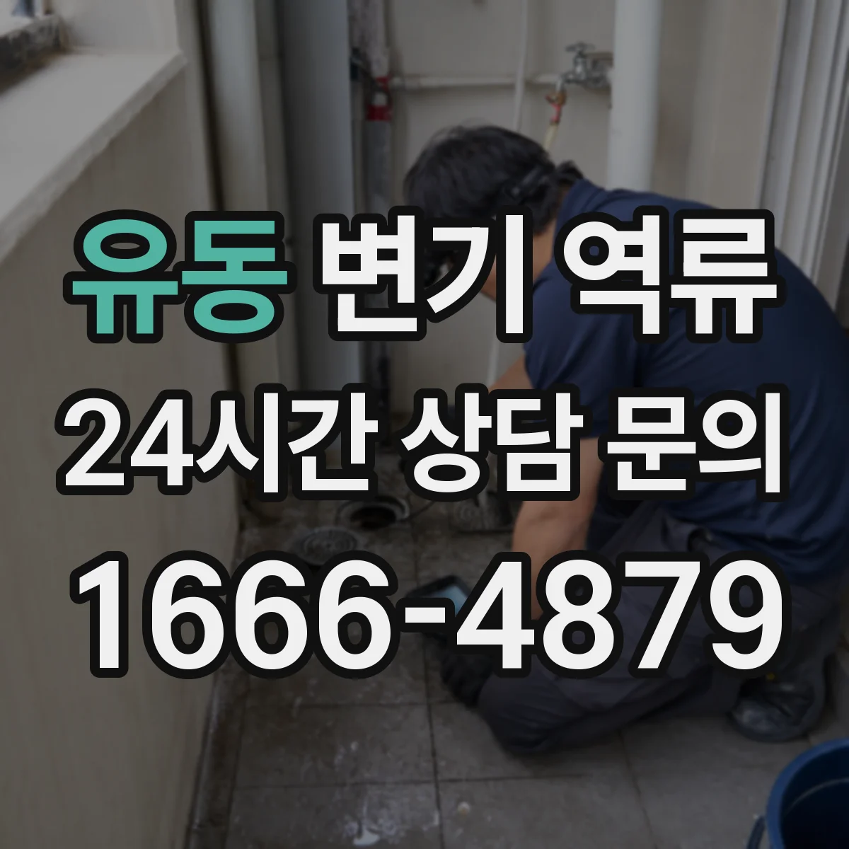 유동 변기 역류
