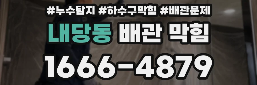 내당동 배관 막힘