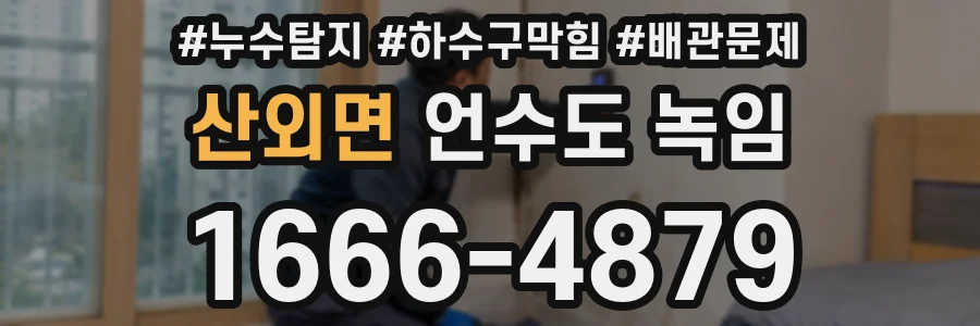 산외면 언수도 녹임