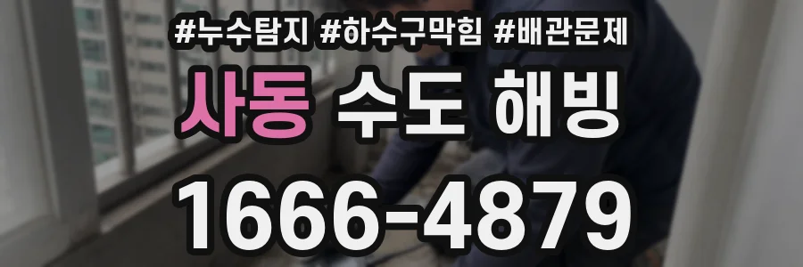 사동 수도 해빙