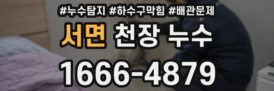 서면 천장 누수