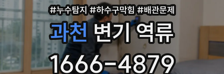 과천 변기 역류