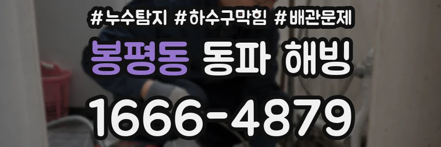 봉평동 동파 해빙