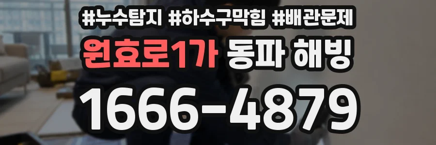 원효로1가 동파 해빙