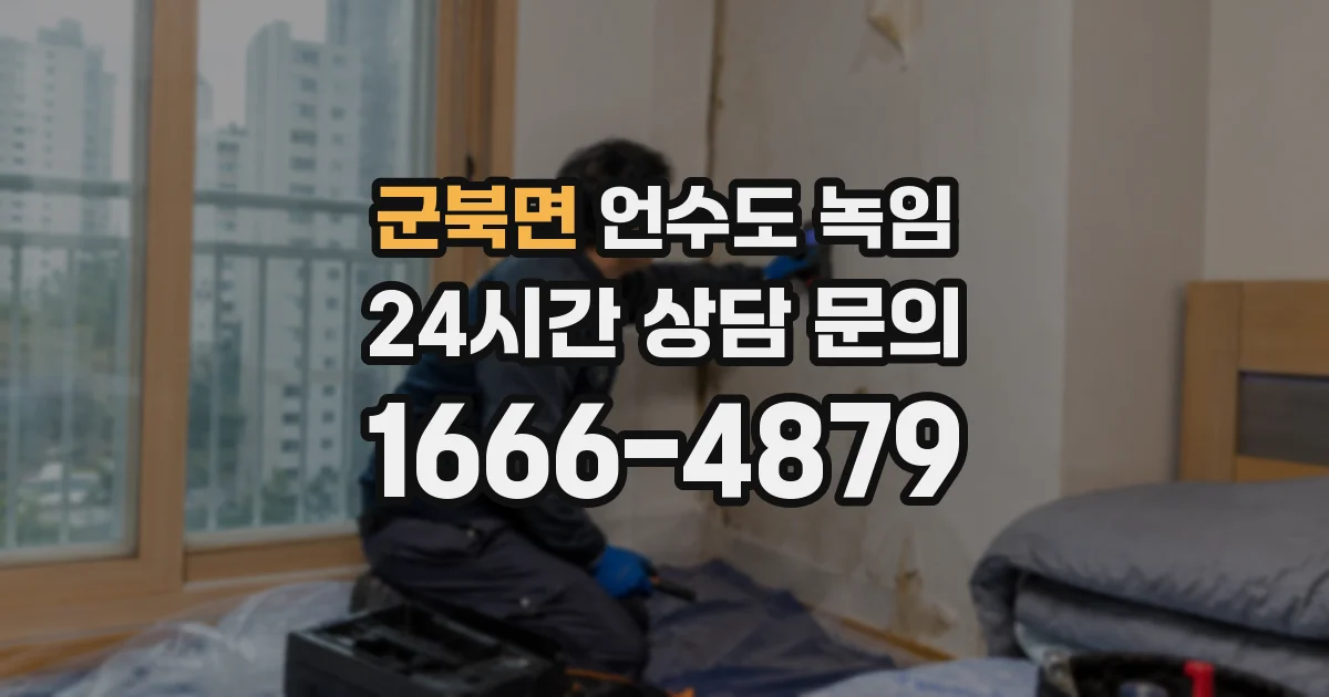 군북면 언수도 녹임