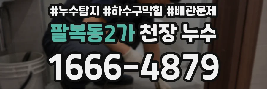 팔복동2가 천장 누수