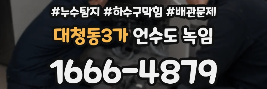 대청동3가 언수도 녹임