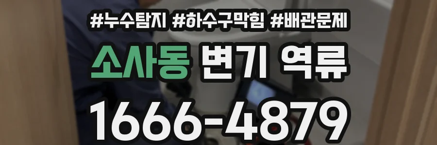 소사동 변기 역류