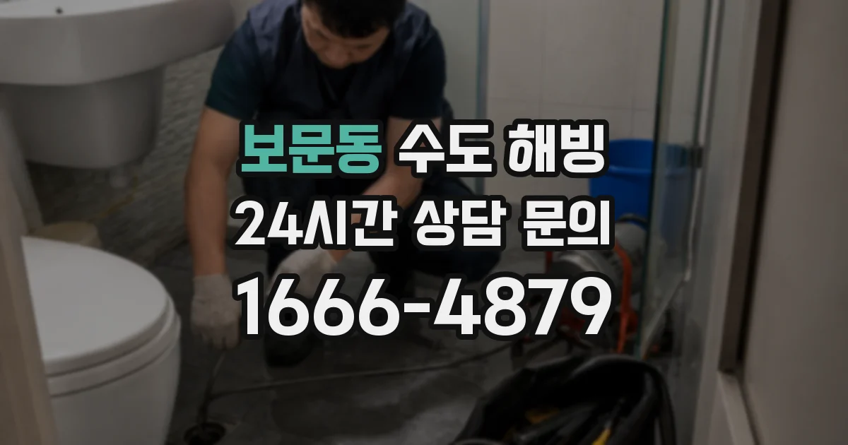 보문동 수도 해빙