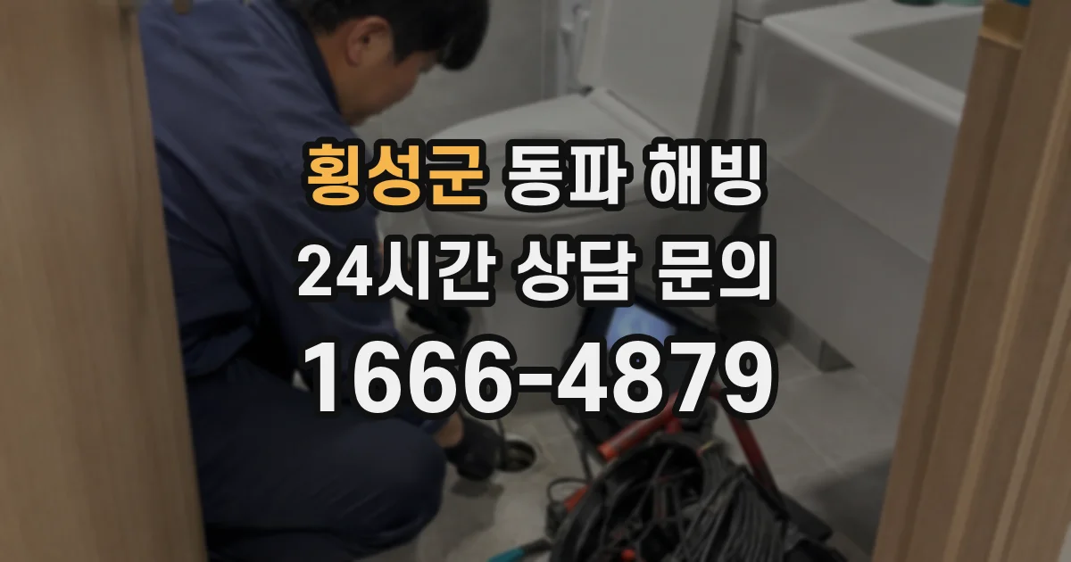 횡성군 동파 해빙