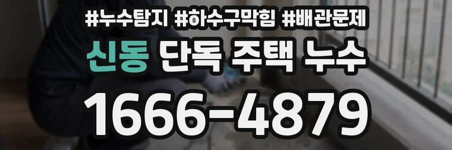 신동 단독 주택 누수
