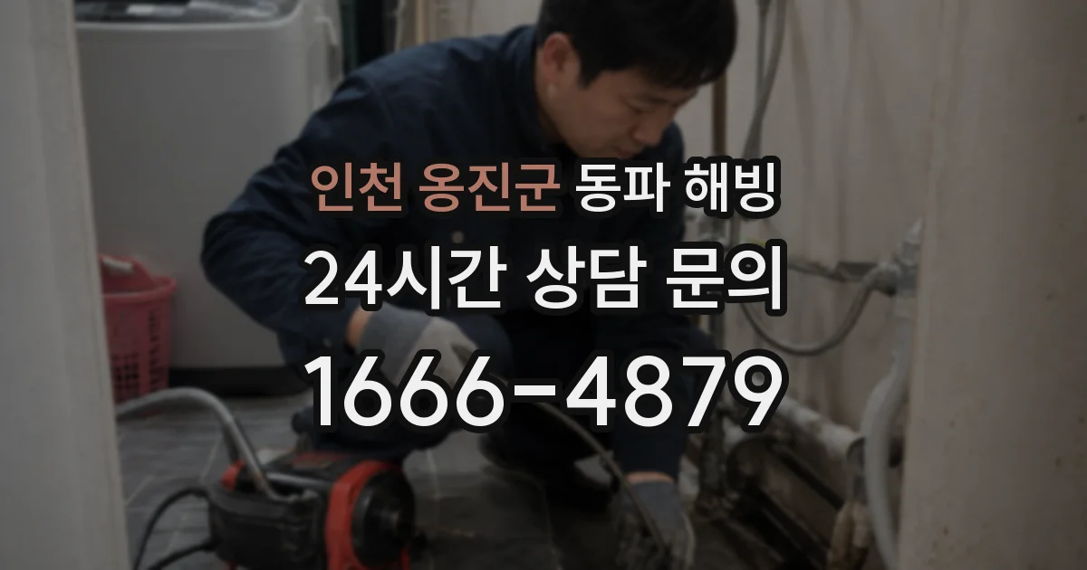 인천 옹진군 동파 해빙