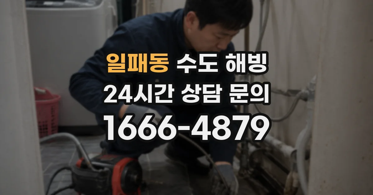 일패동 수도 해빙