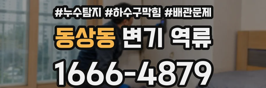 동상동 변기 역류