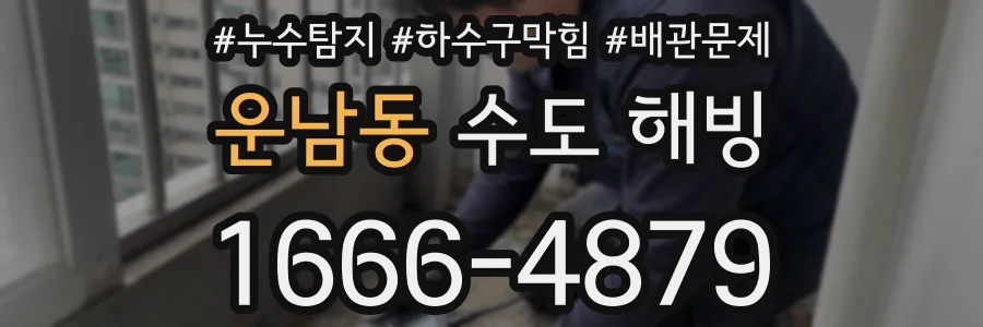 운남동 수도 해빙