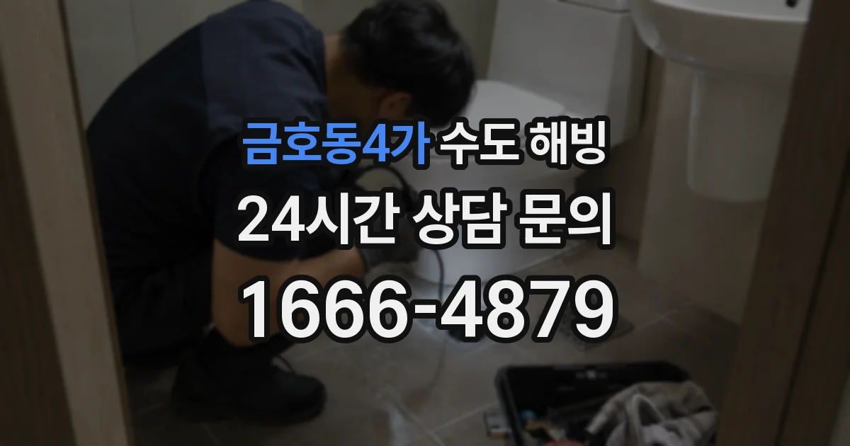 금호동4가 수도 해빙