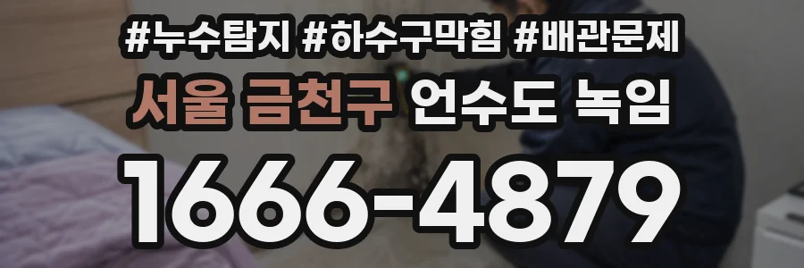 서울 금천구 언수도 녹임