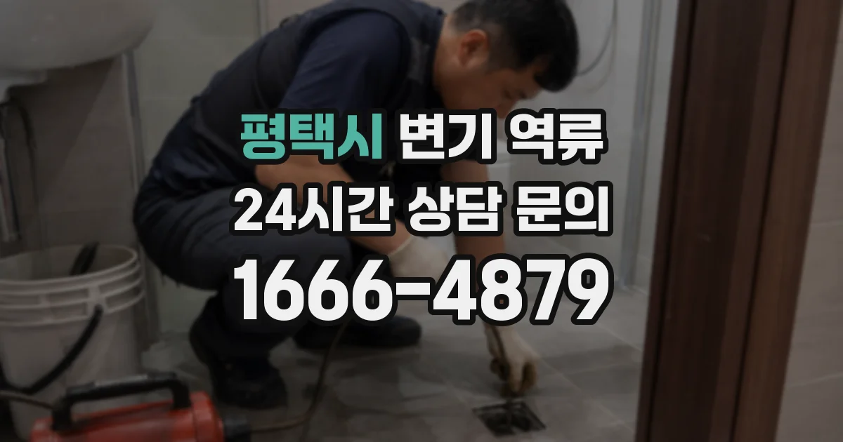 평택시 변기 역류