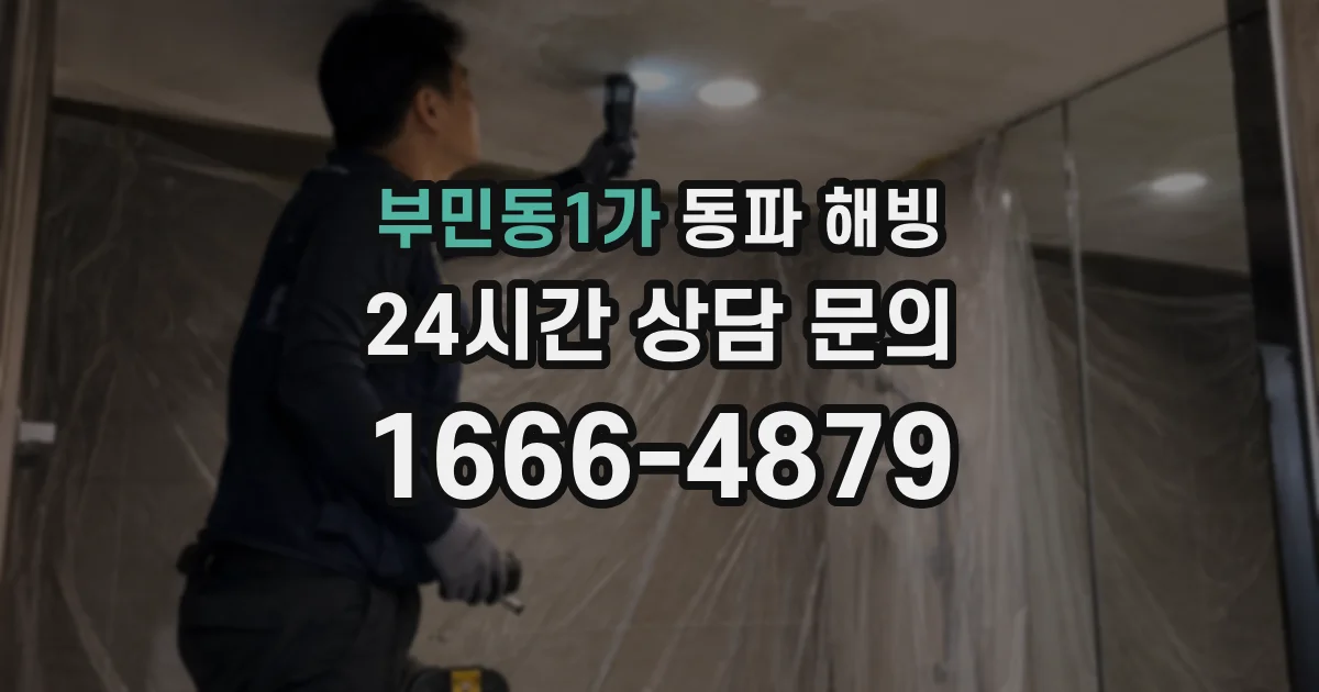 부민동1가 동파 해빙