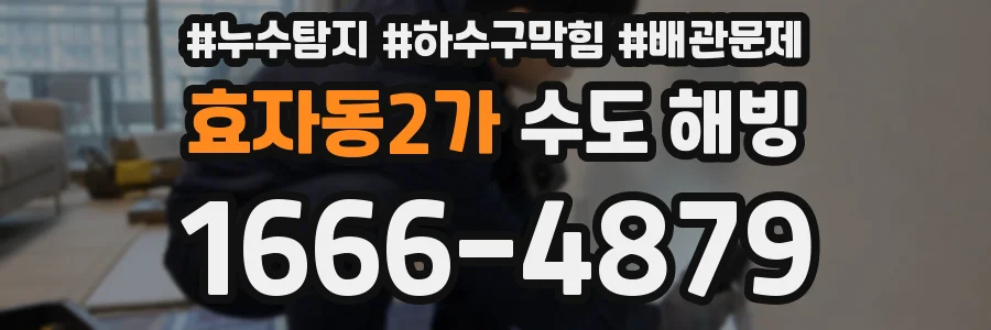 효자동2가 수도 해빙