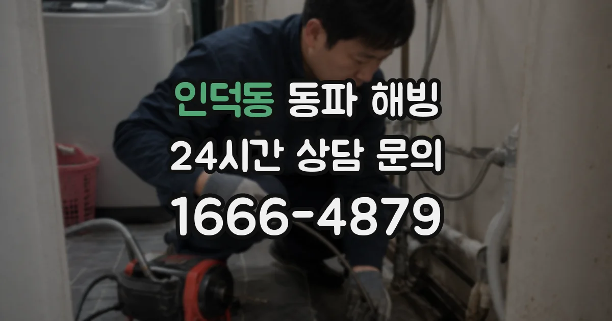 인덕동 동파 해빙