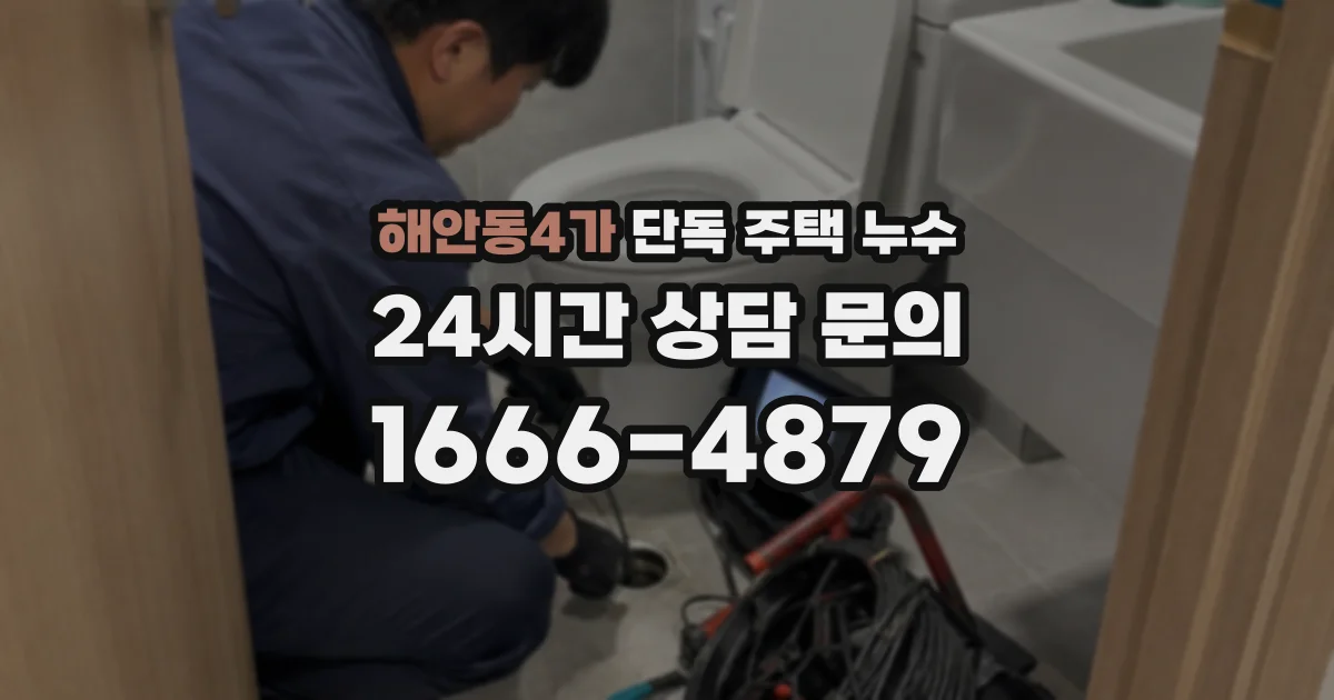 해안동4가 단독 주택 누수