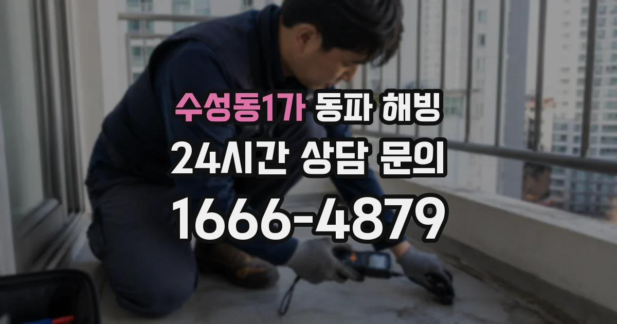 수성동1가 동파 해빙