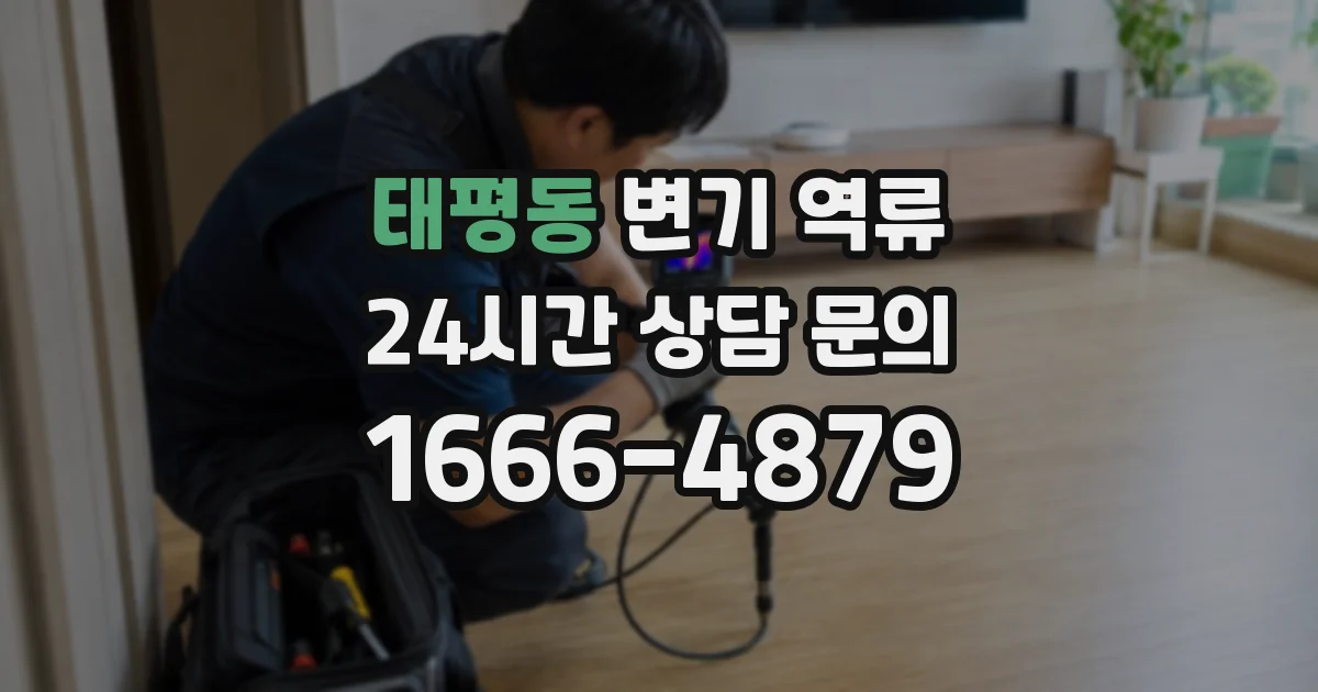 태평동 변기 역류