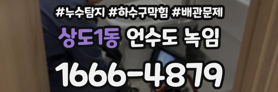 상도1동 언수도 녹임