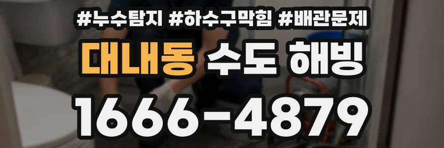 대내동 수도 해빙