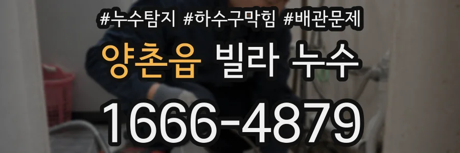 양촌읍 빌라 누수