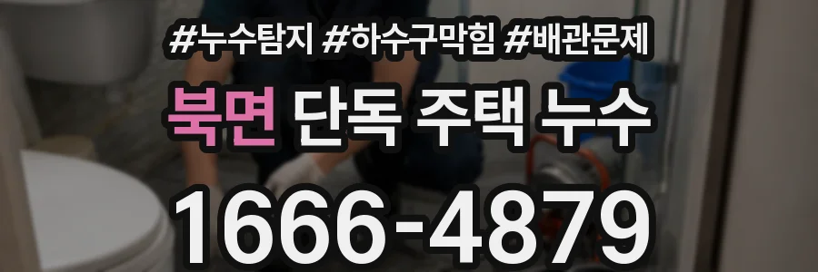 북면 단독 주택 누수