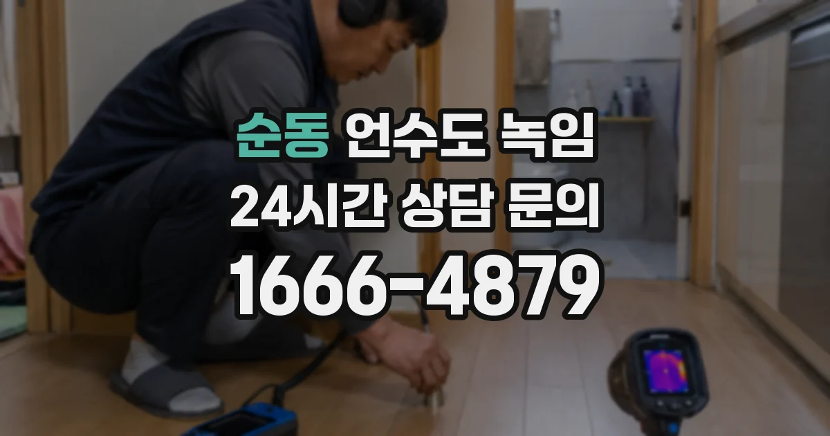 순동 언수도 녹임