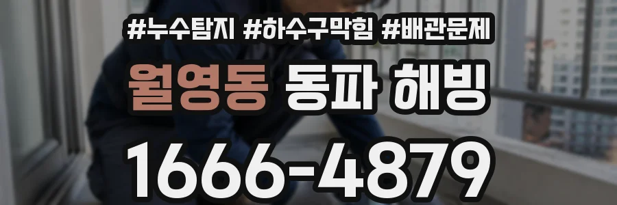 월영동 동파 해빙