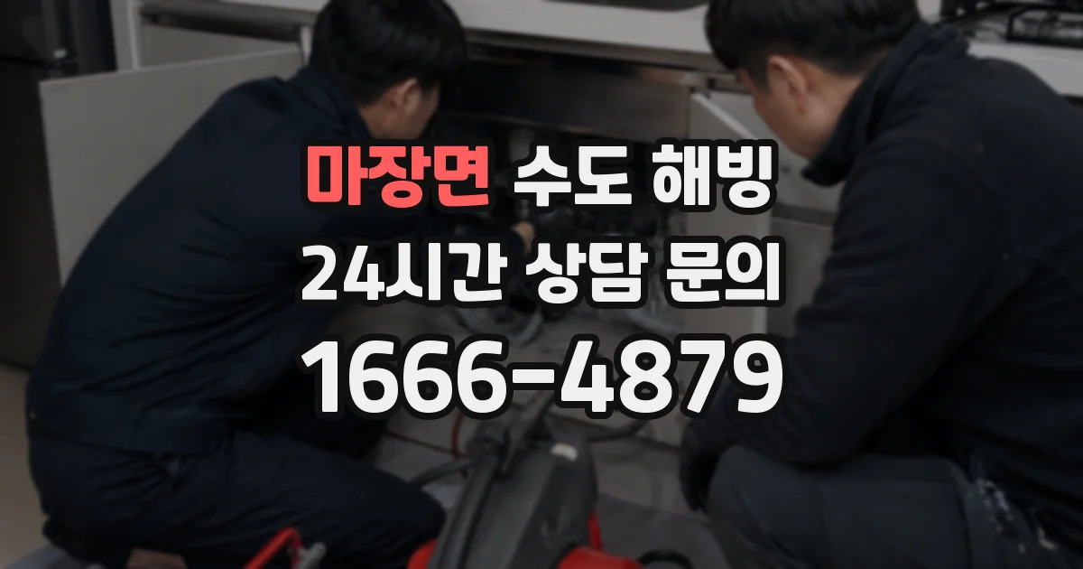 마장면 수도 해빙