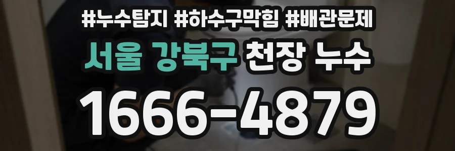 서울 강북구 천장 누수