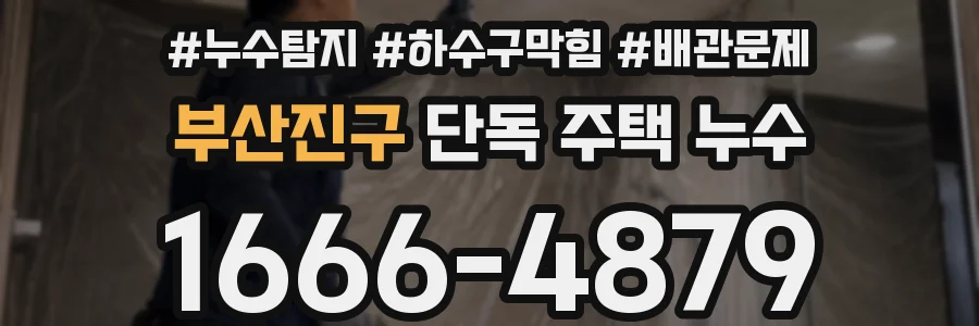 부산진구 단독 주택 누수