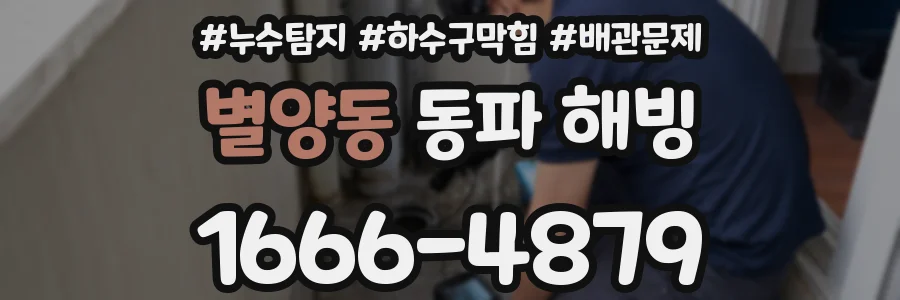 별양동 동파 해빙
