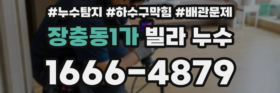 장충동1가 빌라 누수