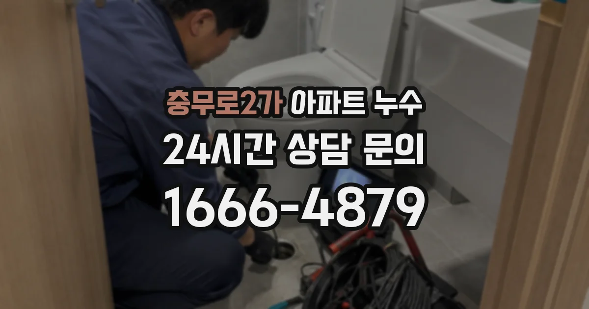 충무로2가 아파트 누수
