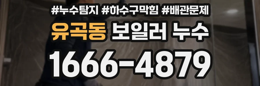 유곡동 보일러 누수