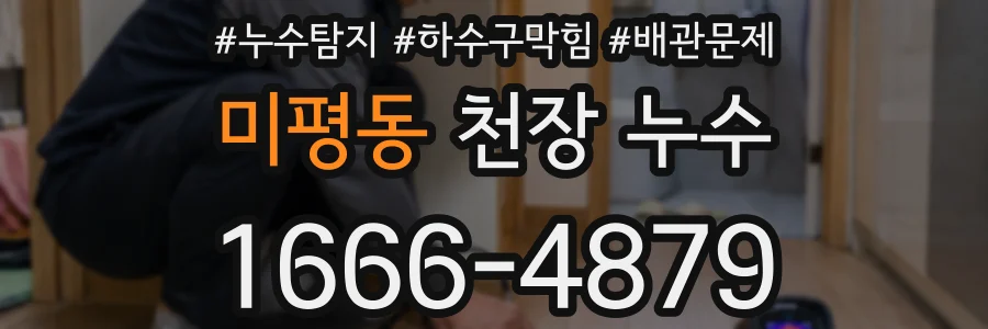 미평동 천장 누수