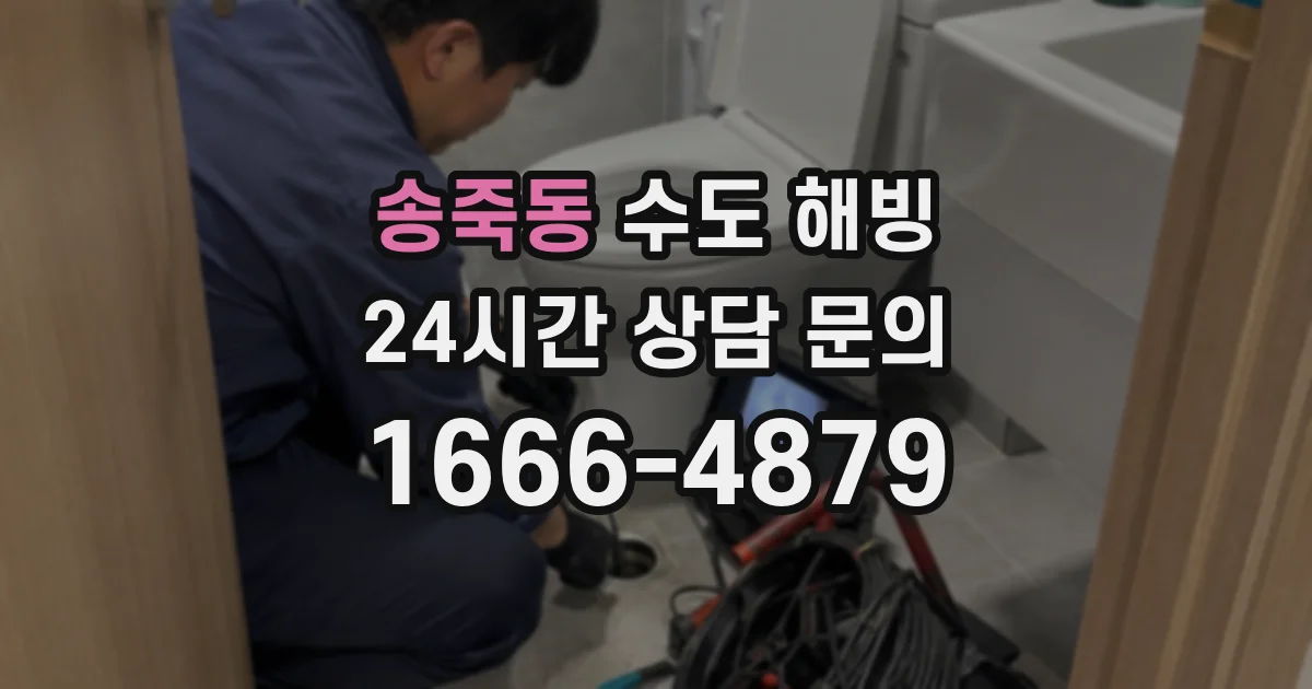 송죽동 수도 해빙