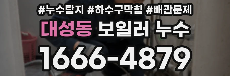 대성동 보일러 누수